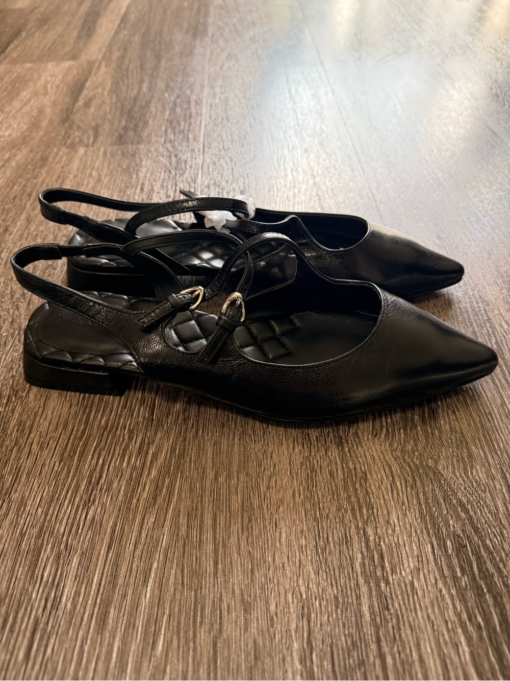AEROSOLES Black Pointed Slingback Mules new without tags - Picture 4 of 8